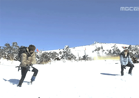 [움짤] 최강창민X시우민의 한라산 등반 #힐링