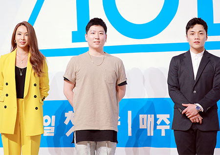 [포토] '프로듀스 X 101' 배윤정-권재성-최영준, 세 안무 선생님의 가깝고도 먼 거리