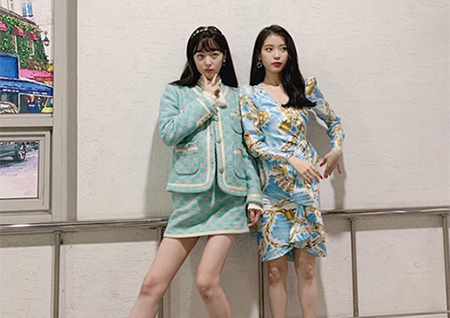 '호텔 델루나' 우정 출연한 설리, 인증샷 공개 "지은이랑 지은이랑♥"