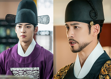 '신입사관 구해령' 차은우-박기웅, 王 김민상을 분노케한 형제들의 반란!