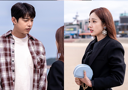 '두 번은 없다' 박아인-송원석은 비밀 연애 중! 바닷가 데이트 현장 포착