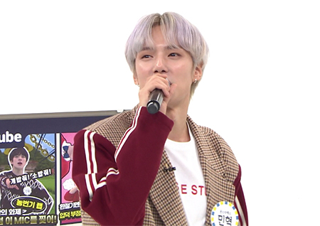 '주간아이돌' 몬스타엑스 민혁, 래퍼야? 보컬이야? 화제의 농번기 랩 재연!