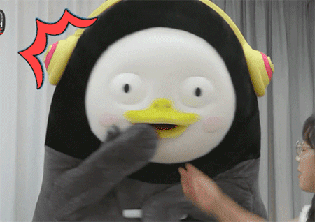 [움짤] 우주대스타 펭수 #펭며들다