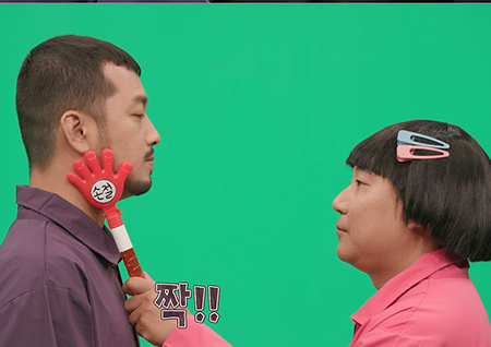 '우리지금만담' 능청 연기의 대가 이말년X주호민, 촬영 현장 공개!