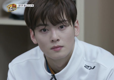 ‘핸섬타이거즈’ 차은우, 스포츠 예능까지 접수! 완벽한 팀플레이로 ‘팀워크맨’ 등극