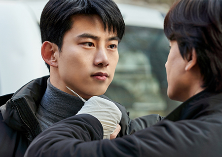 '더 게임' 임주환의 인질극 예고, 옥택연 목숨 위험하다?! '일촉즉발' 대립 현장