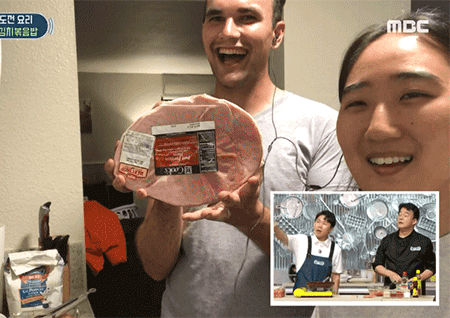 [움짤] ‘백파더’ 백종원X양세형을 당황케 한 #햄 #위생장갑