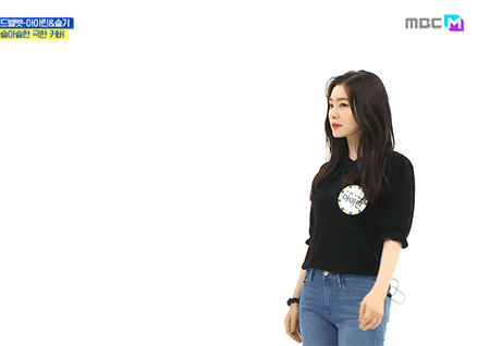 [움짤] '주간아이돌' 레드벨벳 아이린-슬기, 광희-은혁과 댄스 배틀?! #Monster #초대