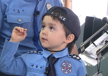 '슈돌' 윌벤져스, 해양 경찰 홍보대사 되다! "윌벤져스호 출발~"