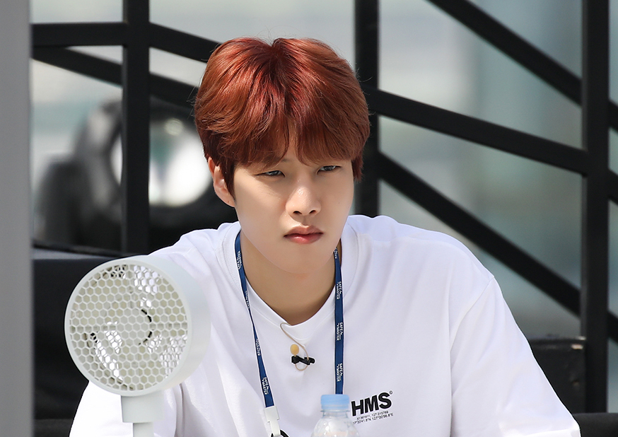 [단독포토] '아이대' 골든차일드 이대열, 눈에서 레이저라도 쏠 듯한 집중력