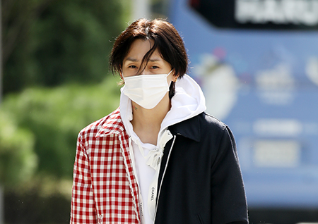 [포토] 던, 화려한 출근 패션