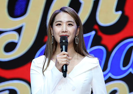 [포토] 이지애 아나운서, 시크릿넘버 쇼케이스 MC 맡았어요