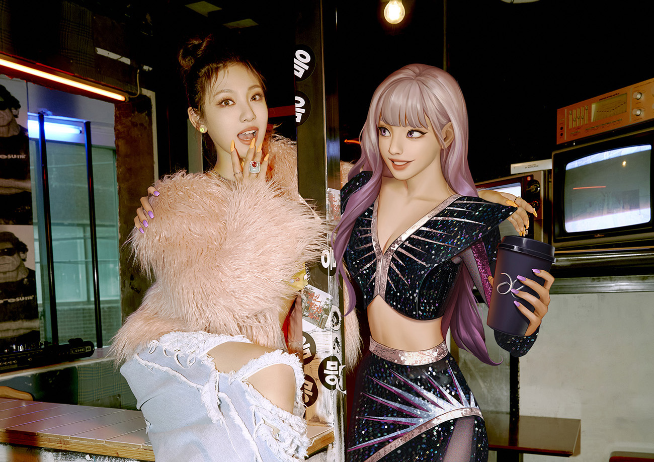 중국 대표 AI 기업 커다쉰페이 후위 총재, AI활용한 SM의 새 걸그룹 '에스파' 칭찬