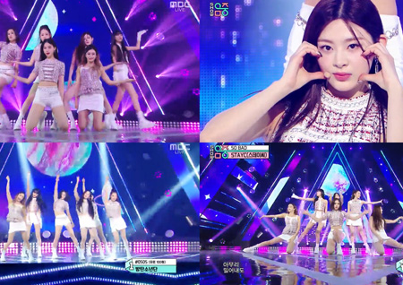 '쇼! 음악중심' 스테이씨, 독보적 비주얼 과시… 동영상 조회수 TOP3 등극
