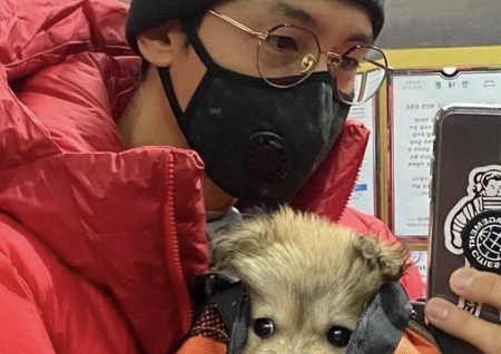 이기우, 유기견 입양 "사지 말고 입양하길"