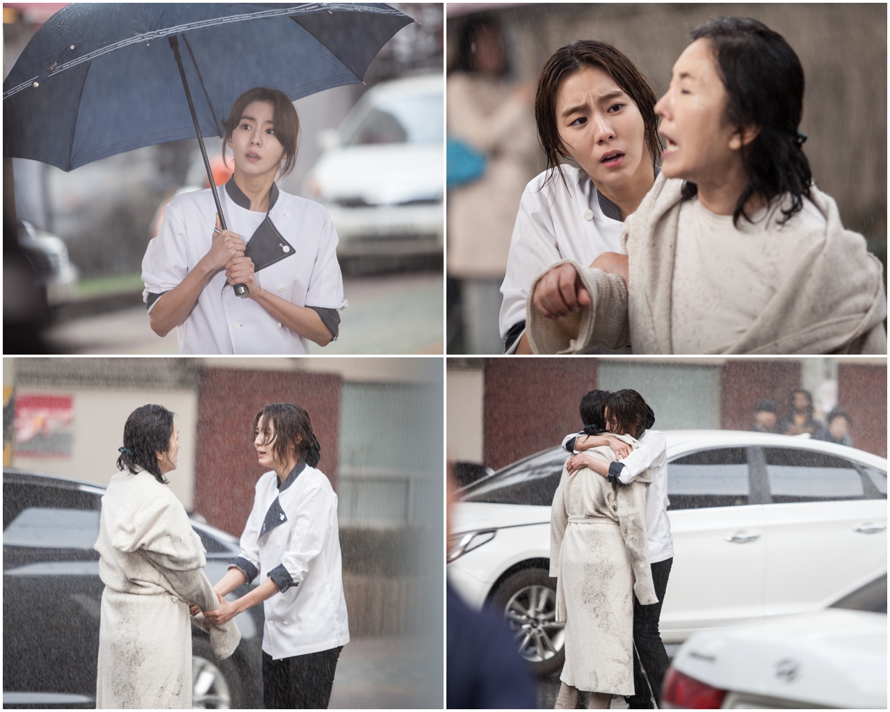 <결혼계약> 유이-이휘향 폭우 속 7시간 연기 투혼!