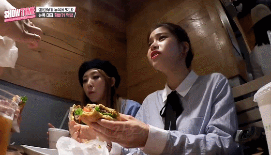 [움짤] <쇼타임> 7화, 뉴욕 마마무 X LA 여자친구, 미국에서도 먹방은 계속된다!