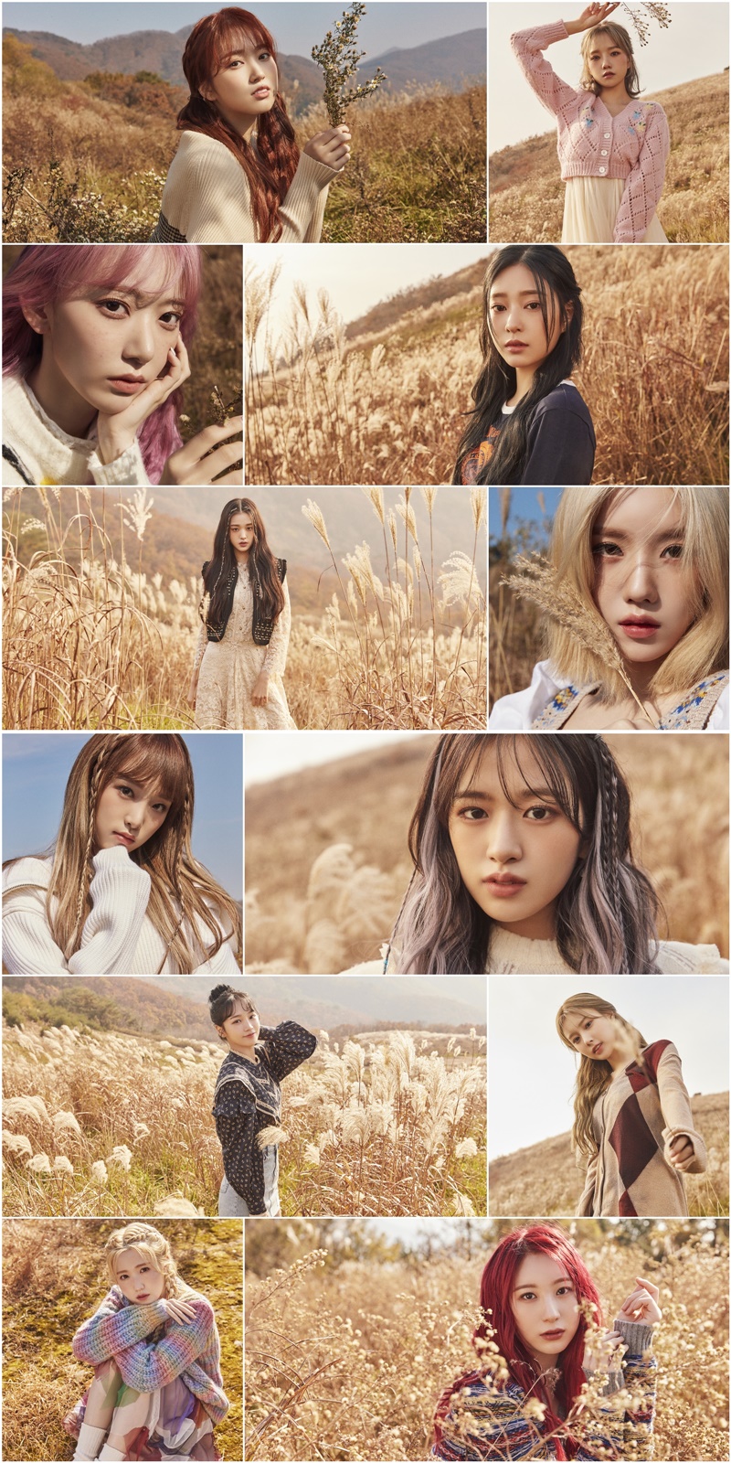 IZ*ONE 아이즈원 イェナ 生写真 コンプ セット 아이즈원, 'One-reeler' 콘셉트 포토 Sceve#1 공개… 12人 12色 '청초 매력'