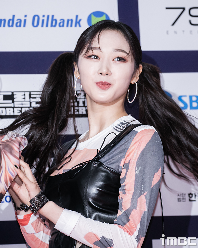 포토] 에스파 지젤, '휘리릭~'