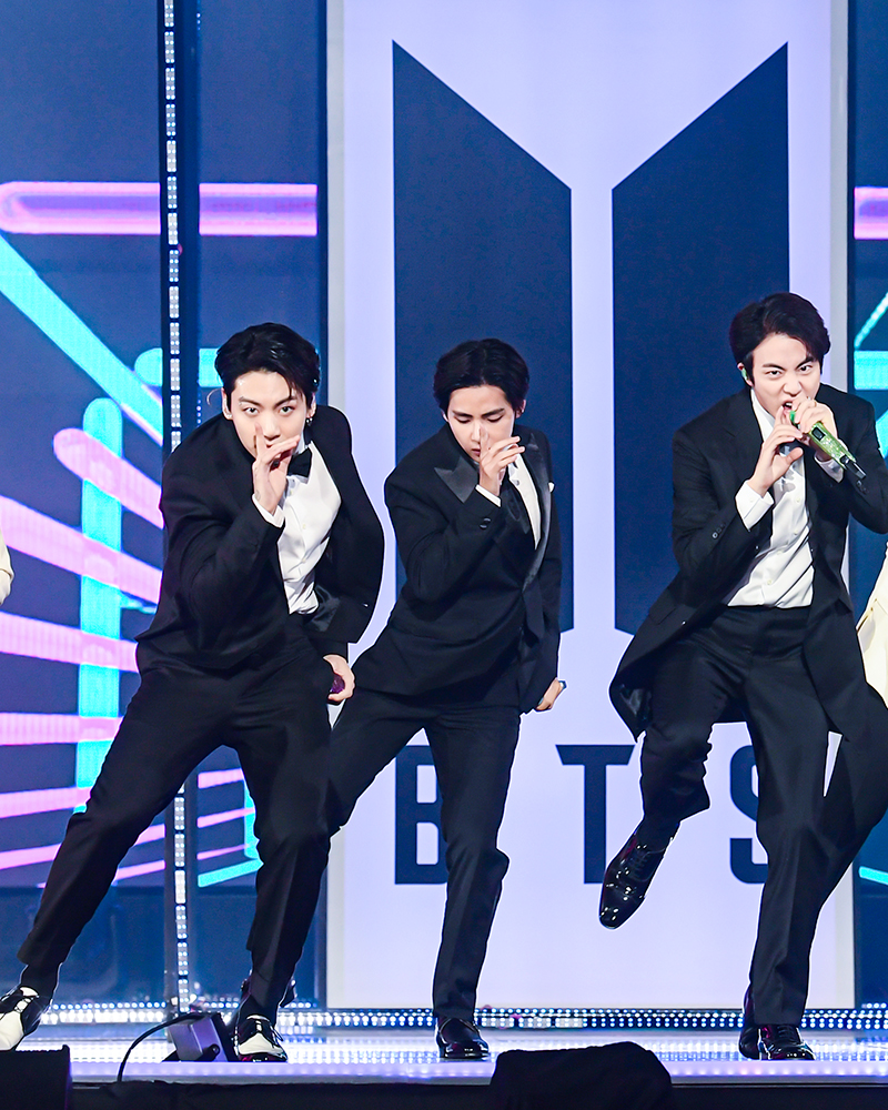 포토] 방탄소년단(BTS) 정국-뷔-진, '쉿~ 맨인 꾹태석' | MBC연예