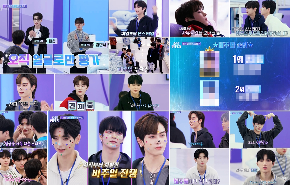 '소년판타지', 참가자들이 직접 뽑은 비주얼 1등 누구?