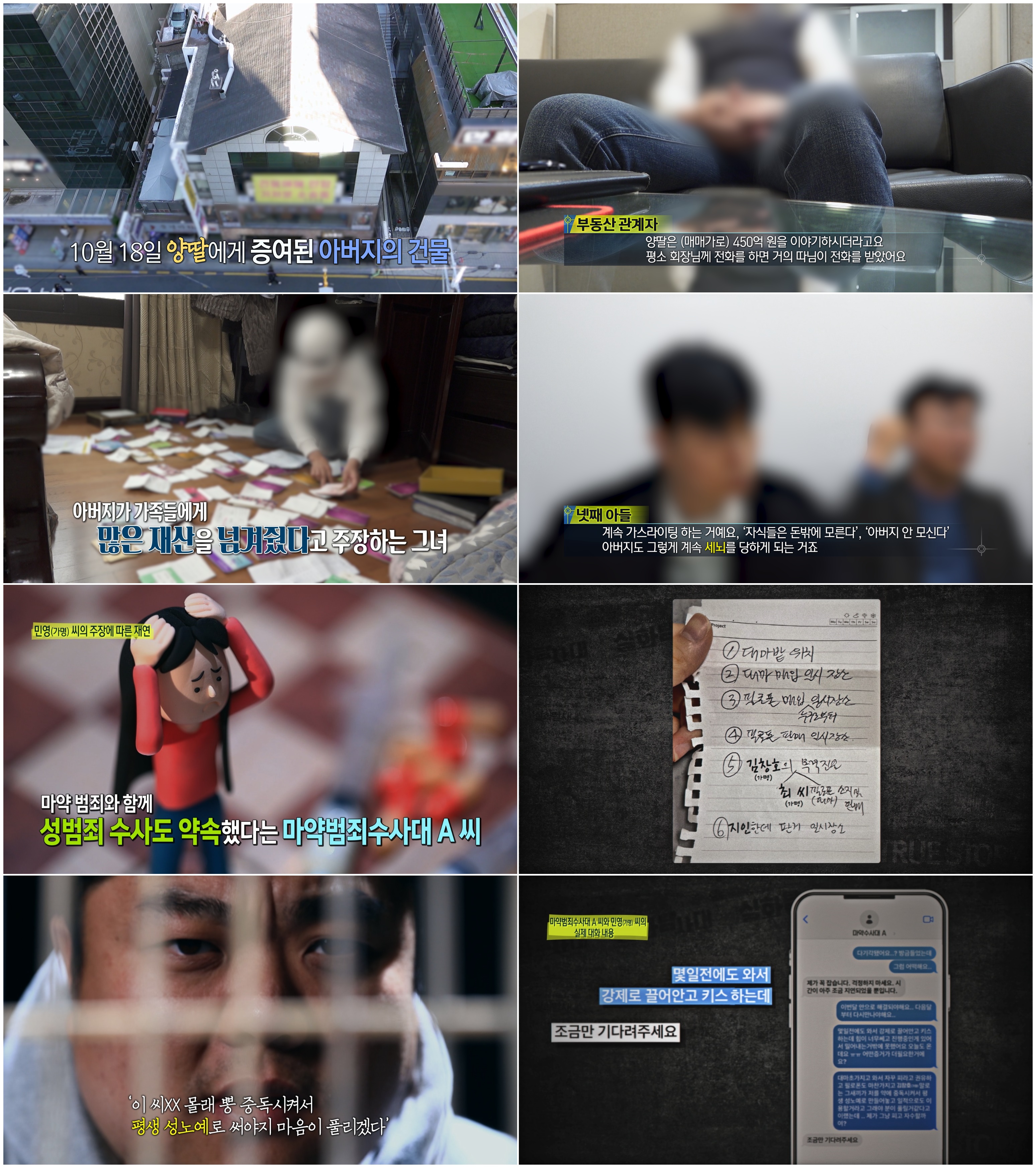 ‘실화탐사대’ 수백억 자산가와 54세에 입양된 양녀 “증여자는 중증 치매”