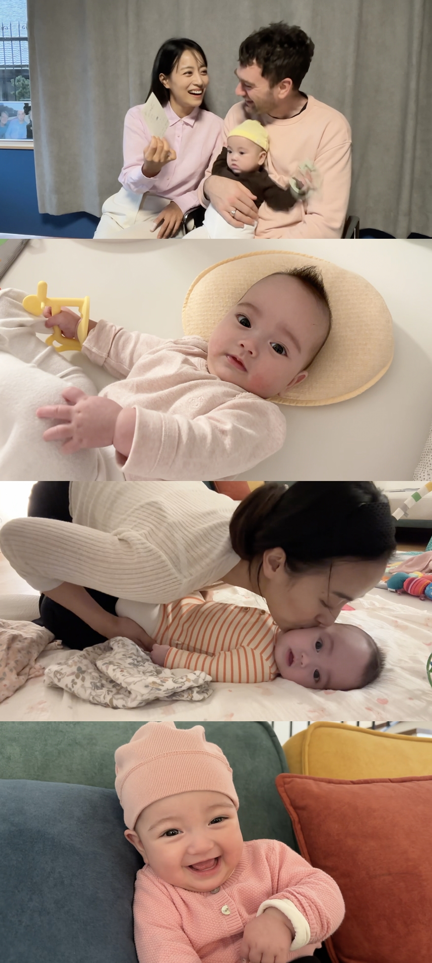 '생방송 오늘 아침' 임현주·다니엘 튜더 부부, 행복한 육아 일상 공개