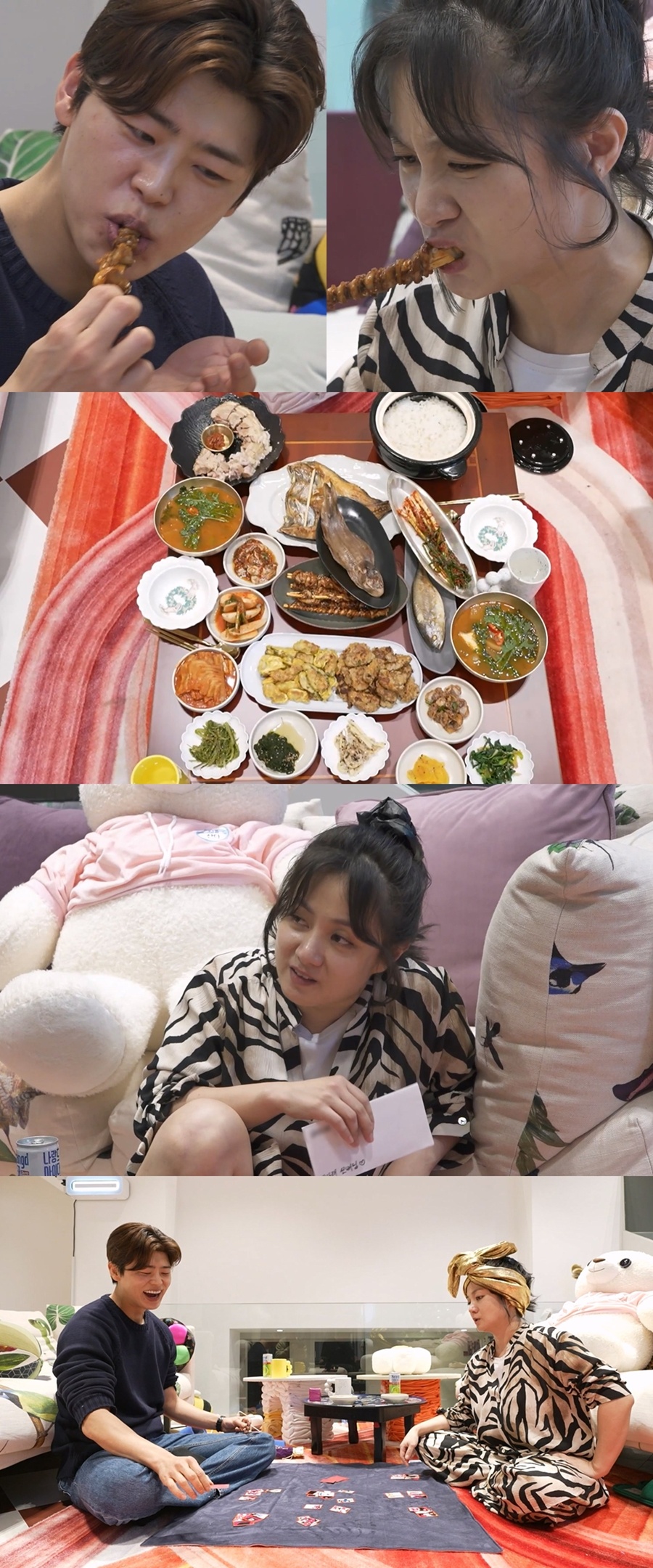 '나혼산' 박지현, 목포누나 박나래 12첩 밥상에 울컥 "명절 음식 눈물 나"