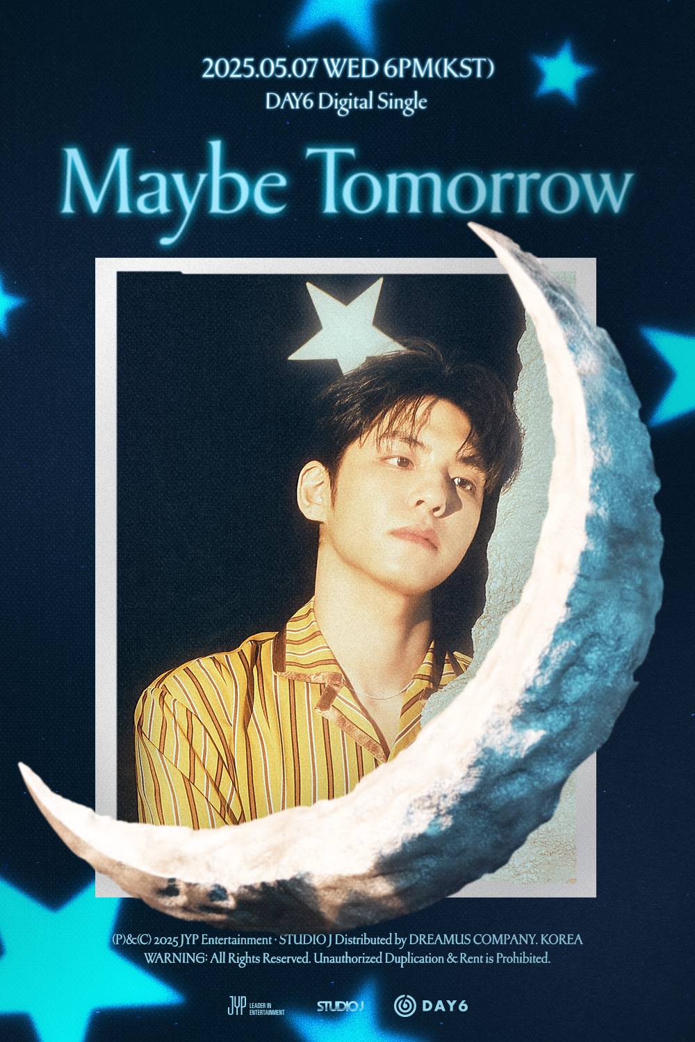 데이식스, 'Maybe Tomorrow' 개인 포스터→스케줄러 오픈