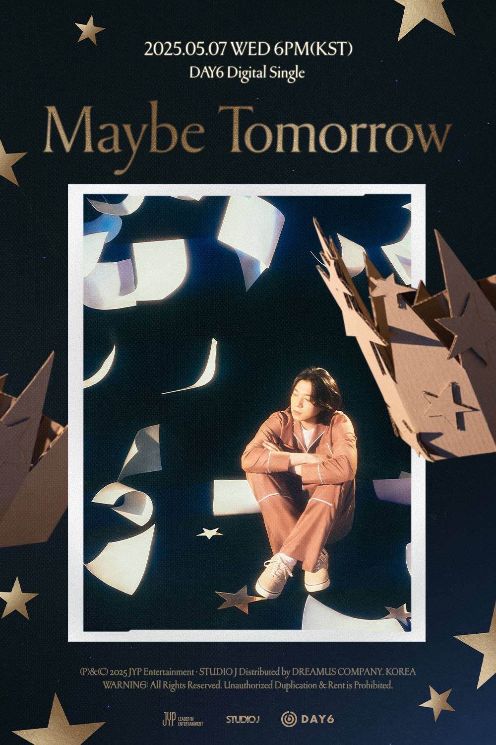 데이식스, 'Maybe Tomorrow' 개인 포스터→스케줄러 오픈