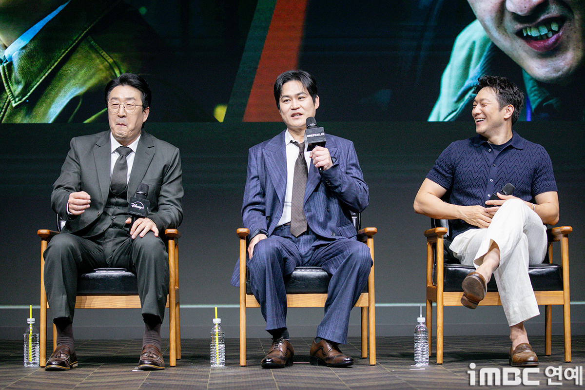 [포토] 현봉식 김성균 손석구, '군대물'에서 만난사이 대폭소