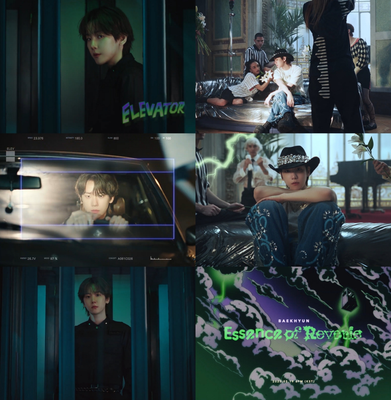 '발매 D-1' 백현, 'Elevator' MV 티저 공개