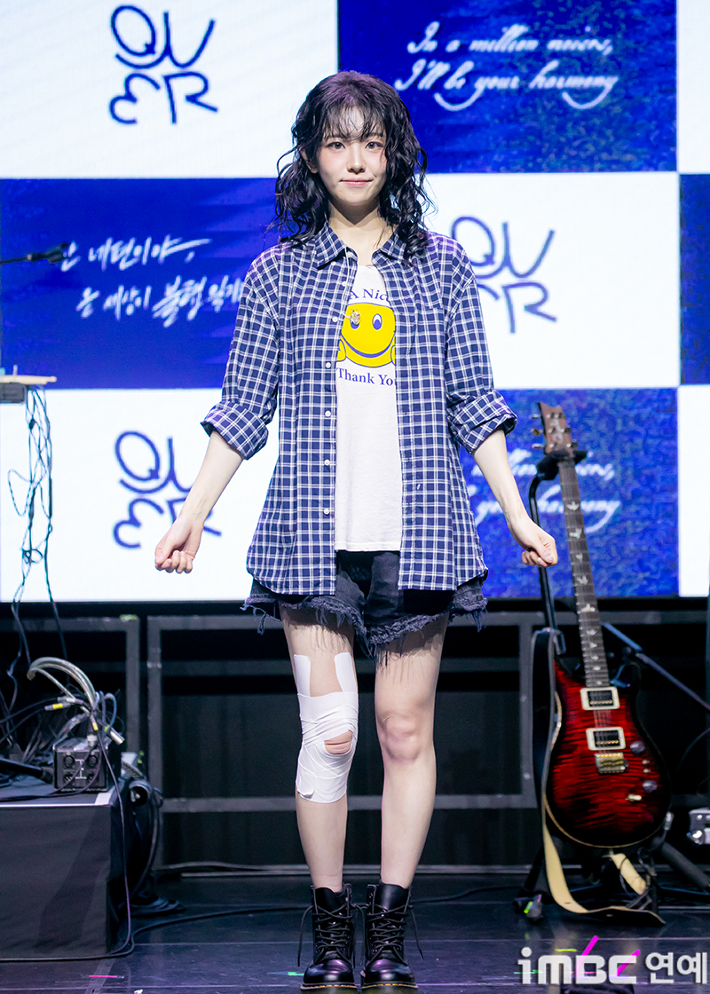 [움짤] QWER 쵸단, 큐티 스마일 러블리