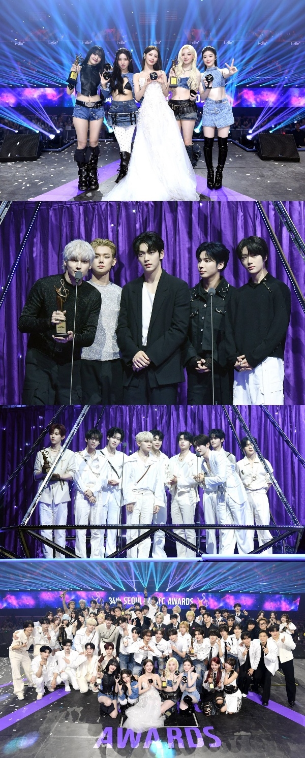 아이들부터 투바투·제베원까지…'서울가요대상' 화려하게 빛난 별들의 밤