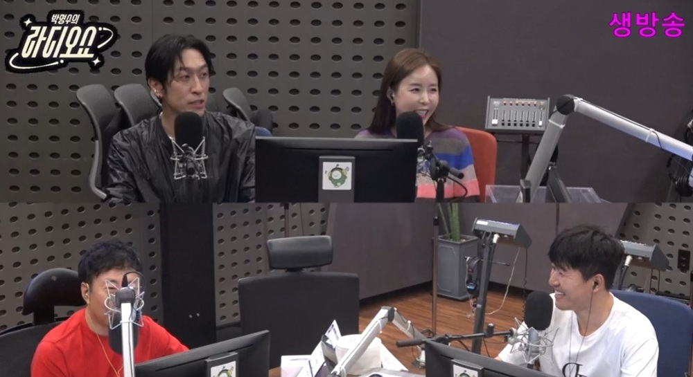 코요태 신지 라디오쇼 현장