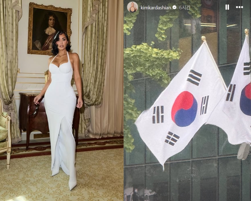 킴 카다시안, 광복절에 태극기 인증샷…곽튜브 여자친구 고백까지! 주간 연예 이슈 총정리