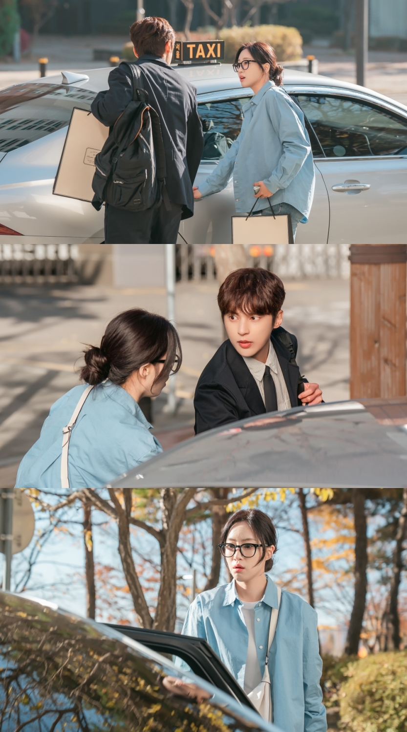 MBC '첫 번째 남자' 함은정·윤선우, 운명적 첫 만남은 택시 쟁탈전?