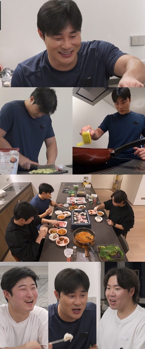 나 혼자 산다 김하성 요리·일상 관련 이미지