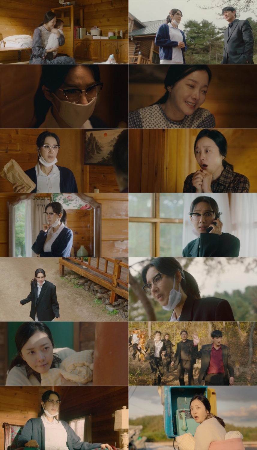 '첫 번째 남자' 정소영, 쌍둥이 업고 탈출 성공? 오현경 집착 폭발