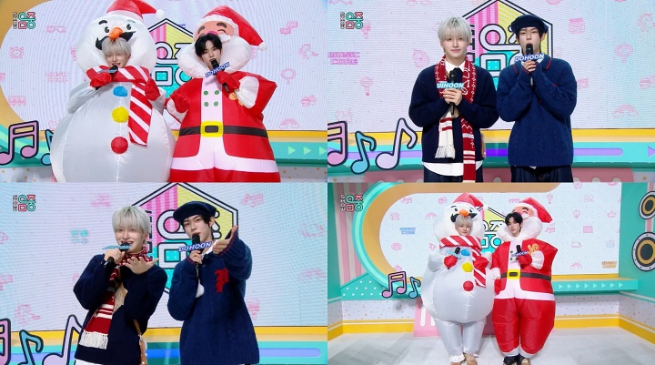 '음중' TWS 도훈·지훈, MC 활약…매끄러운 진행 합격점