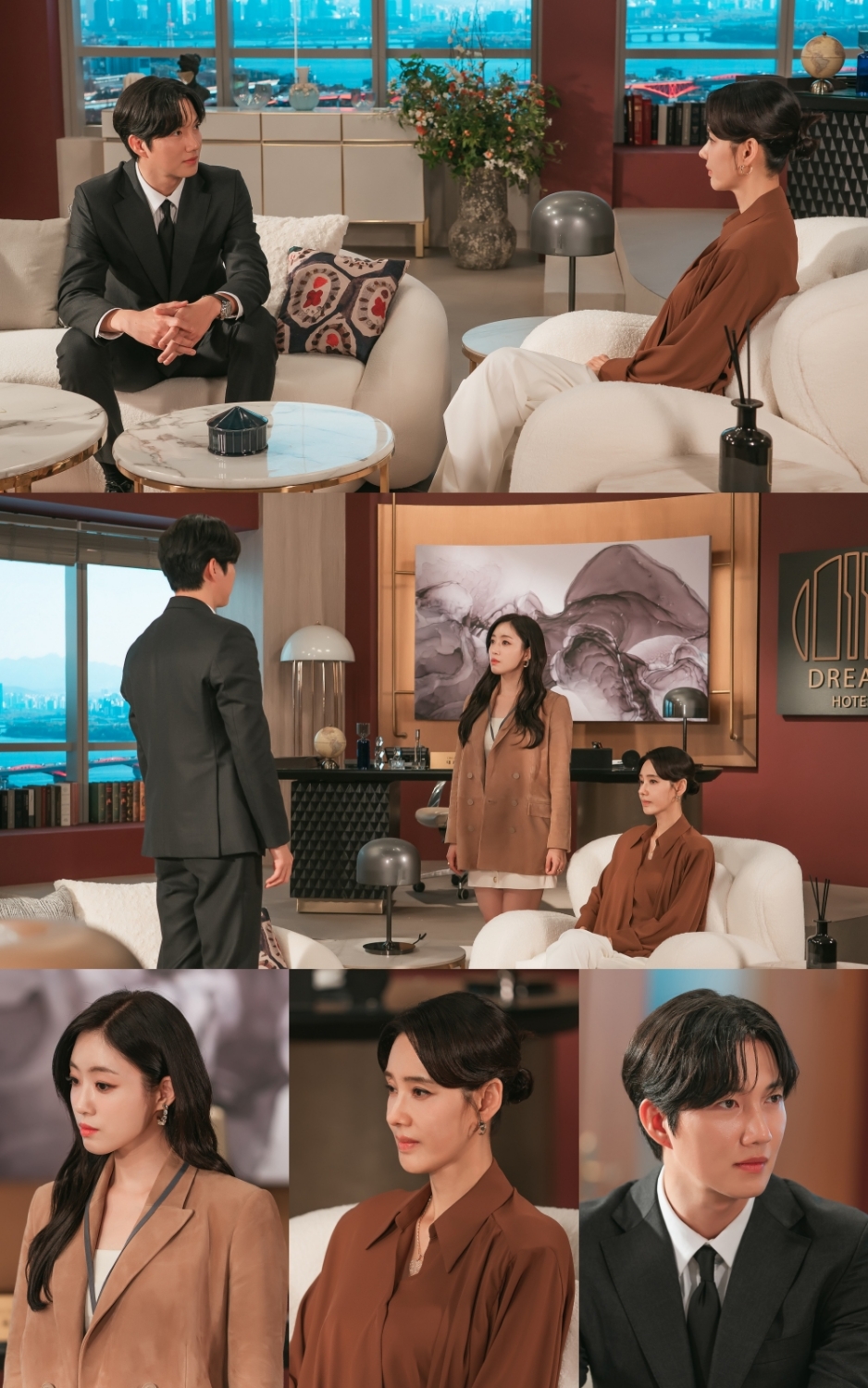 '첫 번째 남자' 오현경 VS 박건일, 살얼음판 첫 대면…불꽃 튀는 기 싸움