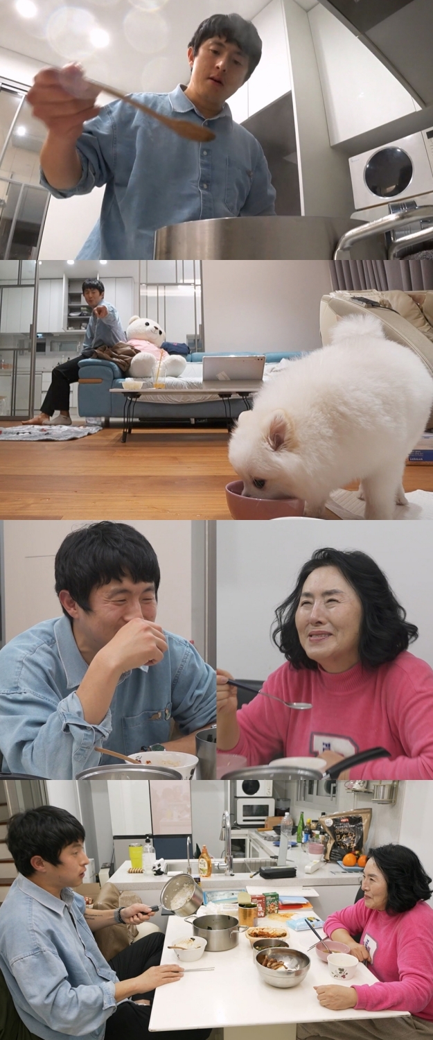 '볶음 괴물' 기안84, 母 생신상 위해 '암흑요리사' 변신 (나혼산)