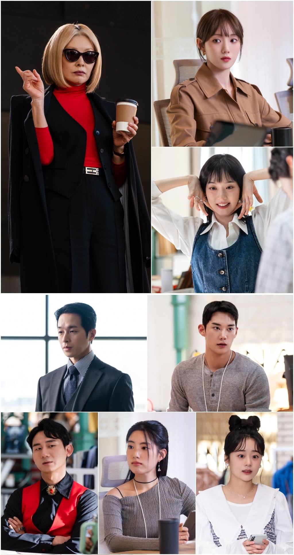 이미숙, 금발+블랙 슈트 '압도적인 아우라' (찬란한 너의 계절에)